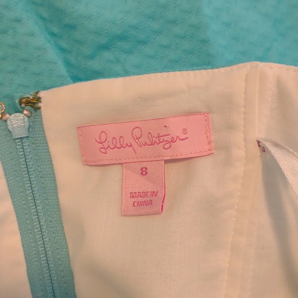 Lilly Pulitzer Betsey Strapless Dress Sz. 8 - Picture 5 of 8